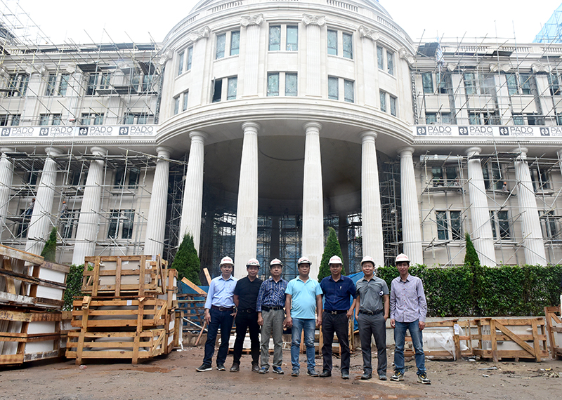 CONINCO’s group supervision consultant experts inspected the project site the Supreme Peoples Court