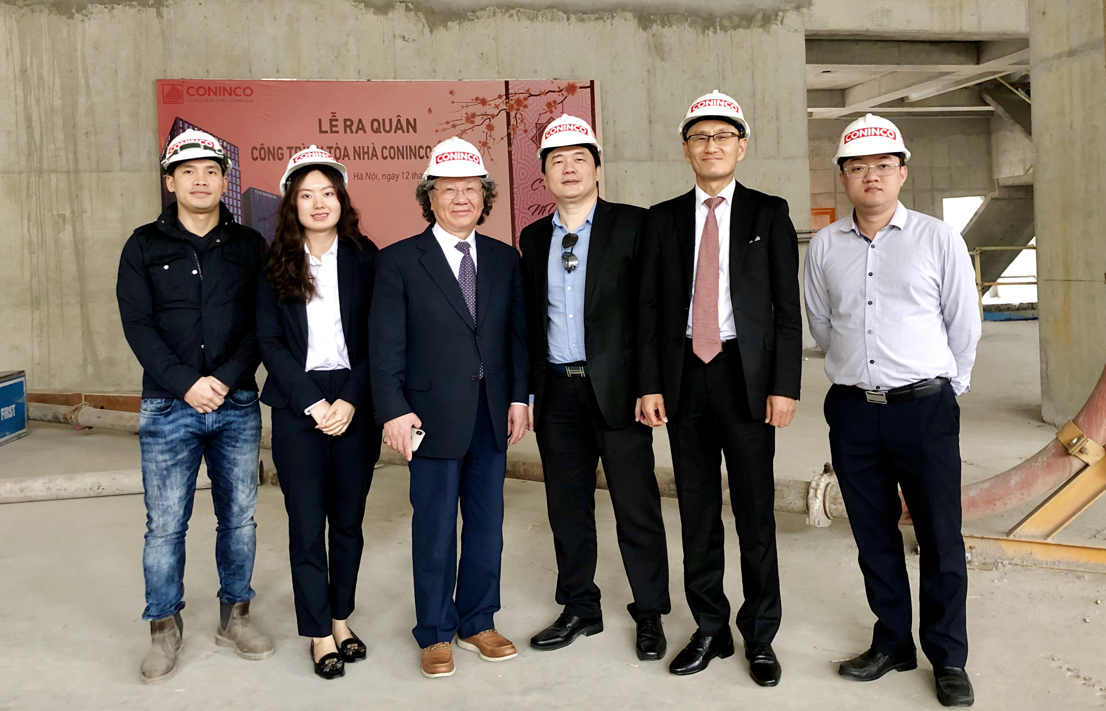 President SAMYANG Group Korea came to work visit the CONINCO TOWER project site