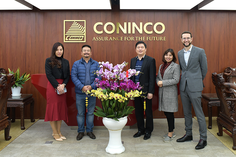 Tổng Giám đốc Sika Việt Nam đến và làm việc tại CONINCO