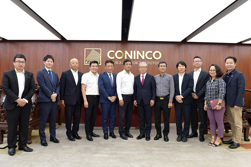 Đại diện lãnh đạo tập đoàn HASEKO - Nhật Bản sang thăm CONINCO và chào Tân Tổng Giám đốc Phan Ngọc Cương