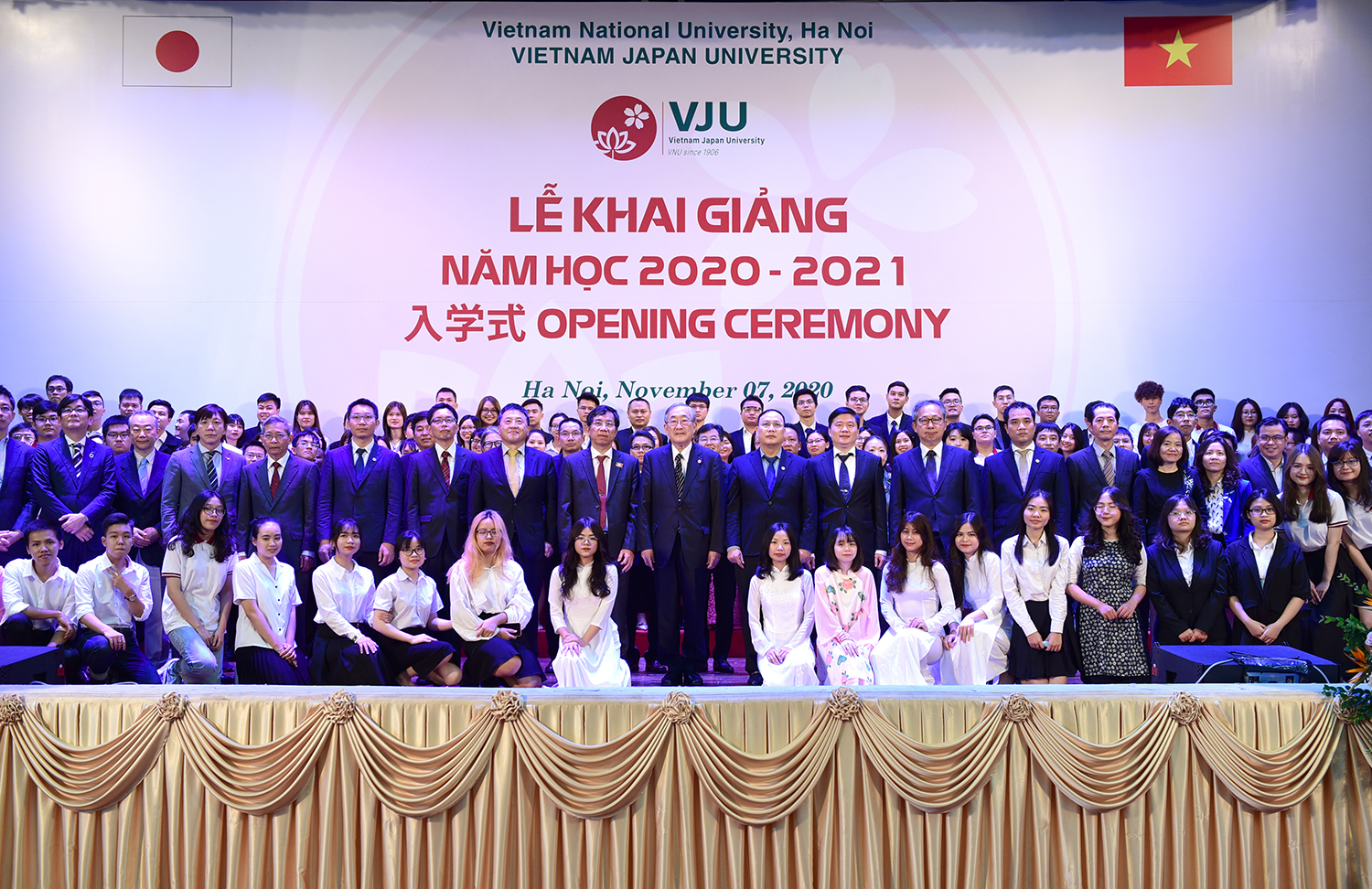 General Director CONINCO attended the opening ceremony the school year 2020 -2021  gave a speech to congratulate the new masters Vietnam Japan University