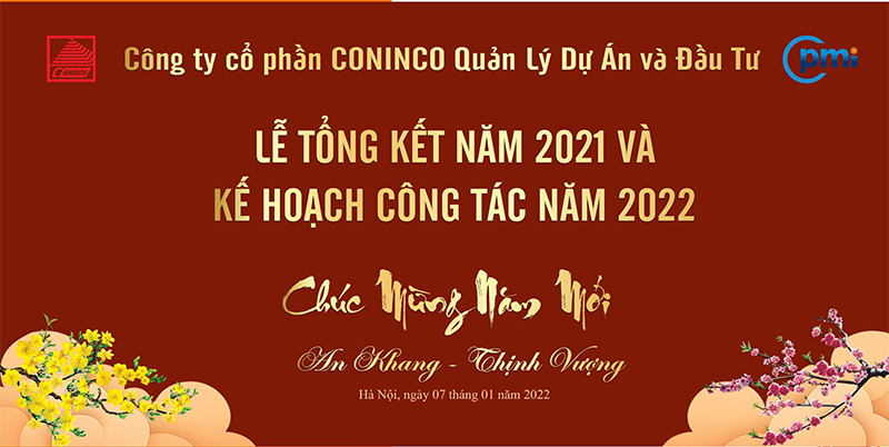 Đại diện lãnh đạo CONINCO tham dự Hội nghị tổng kết năm 2021  và kế hoạch công tác năm 2022  Công ty NQTM CONINCO - PMI