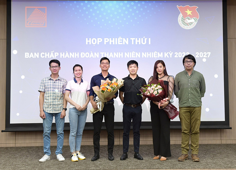 Ban chấp hành Đoàn Thanh niên CONINCO họp phiên thứ nhất bầu Ban Thường vụ, Bí thư, Phó Bí thư nhiệm kỳ 2022  - 0427 